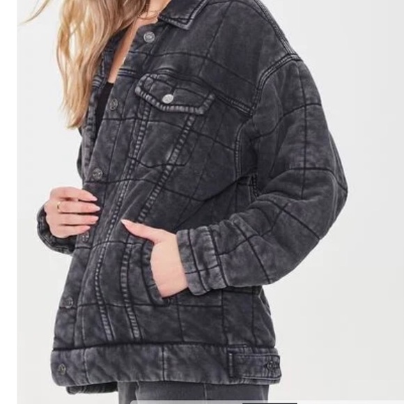 Quilted Bomber Jacket - Picture 3 of 4